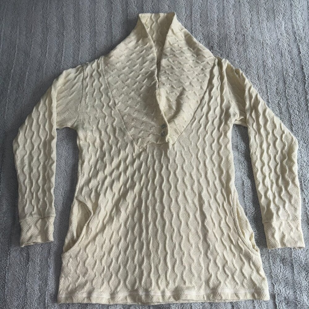 MADE IN CANADA - Cozy Cowl Neck Tunic Sweater - Devil May Wear